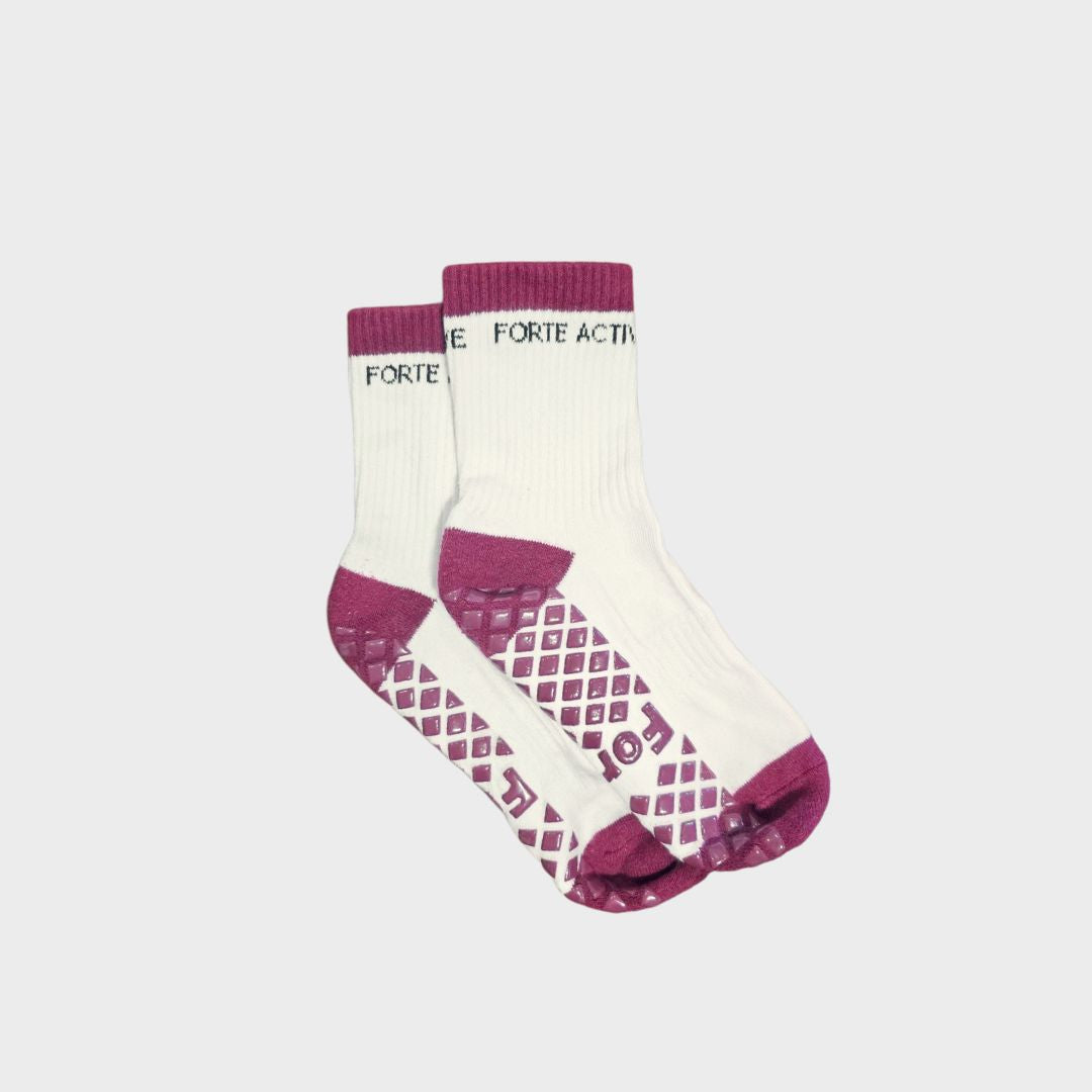Branded Plum Sock