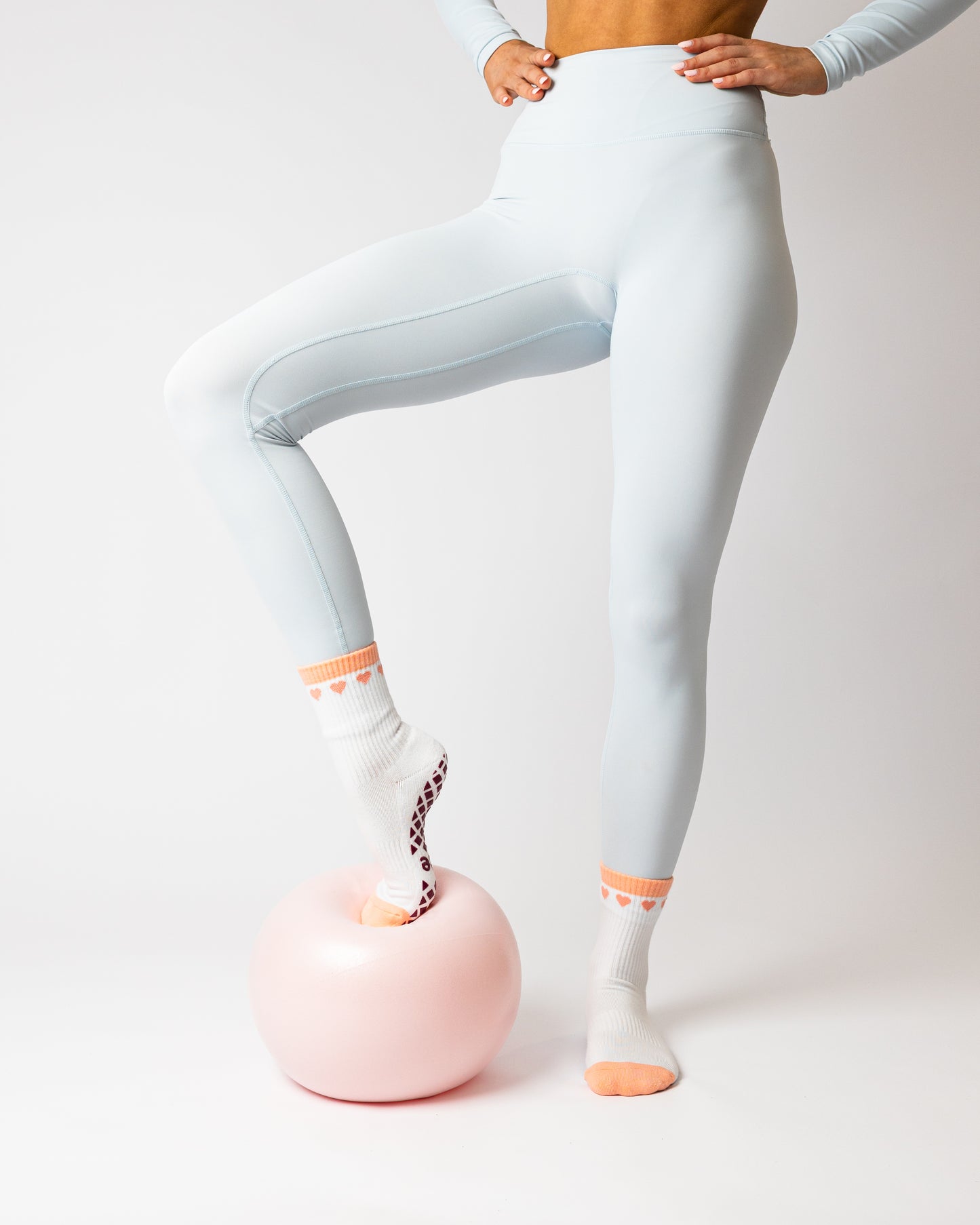 Chain of Hearts Grip Sock