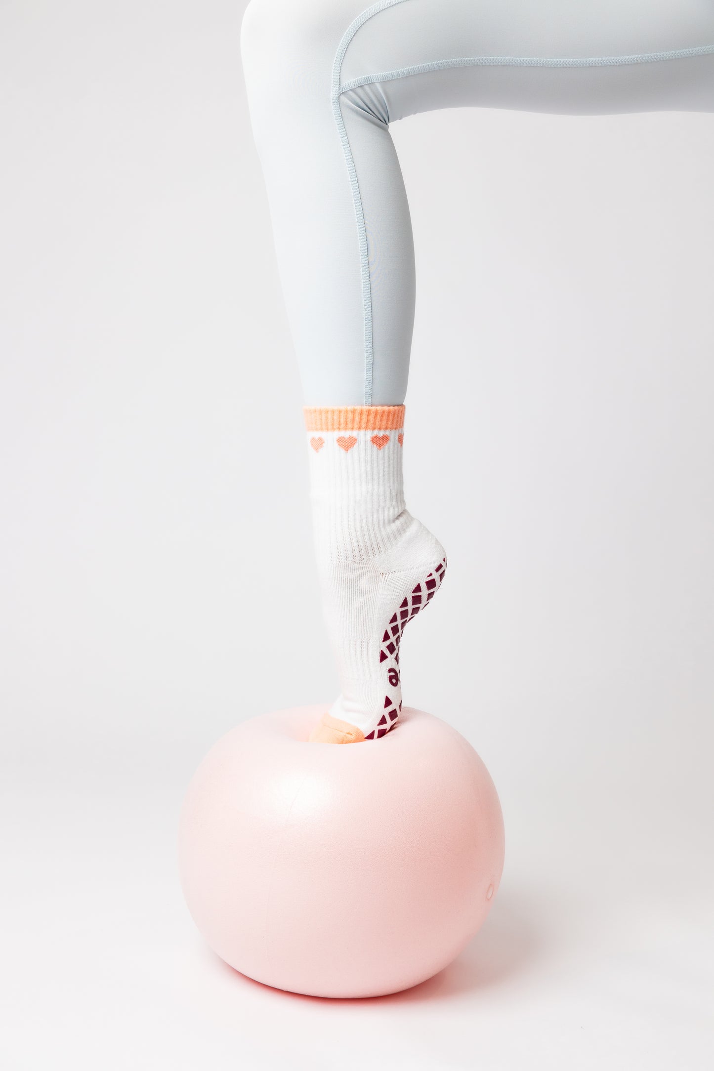 Chain of Hearts Grip Sock