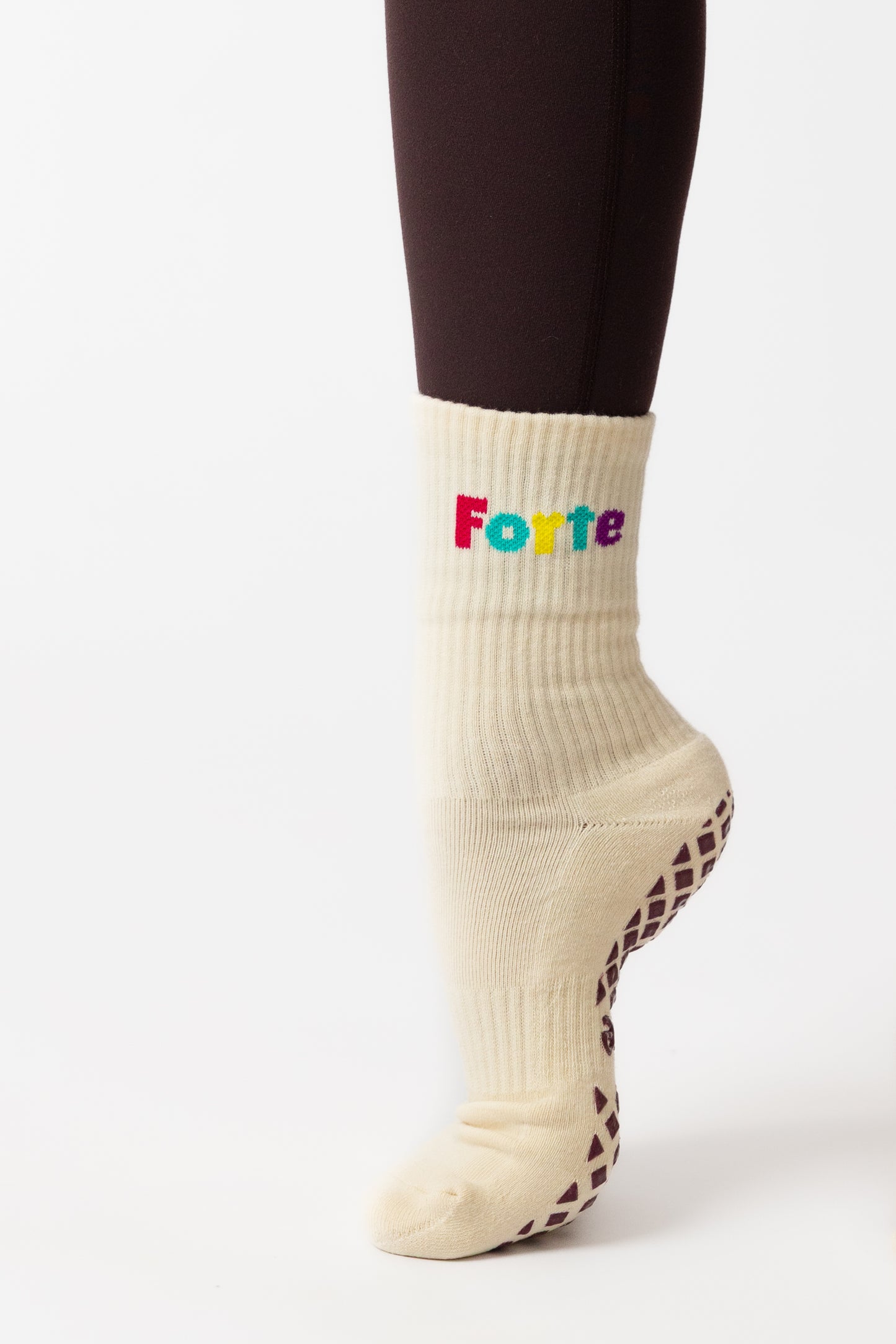 Rainbow Logo Grip Sock