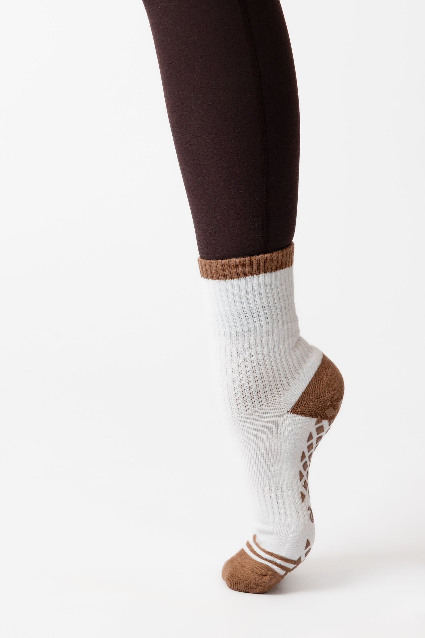 Mocha Splash Grip Sock