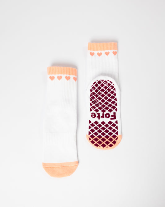 Chain of Hearts Grip Sock