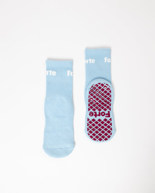 Sky Blue Grip Sock