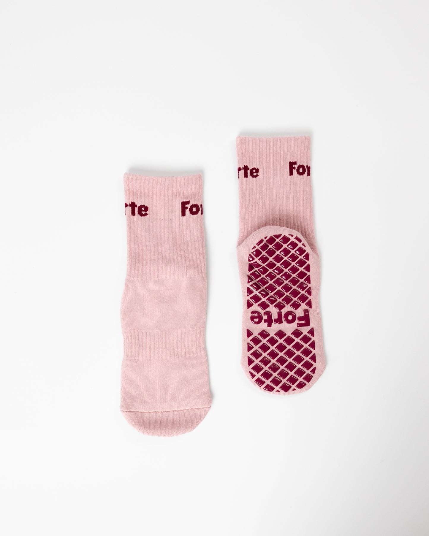 Dusty Rose Grip Sock