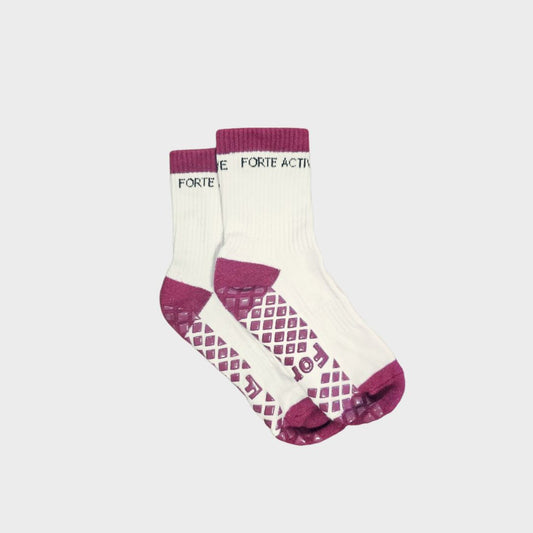 Branded Plum Sock